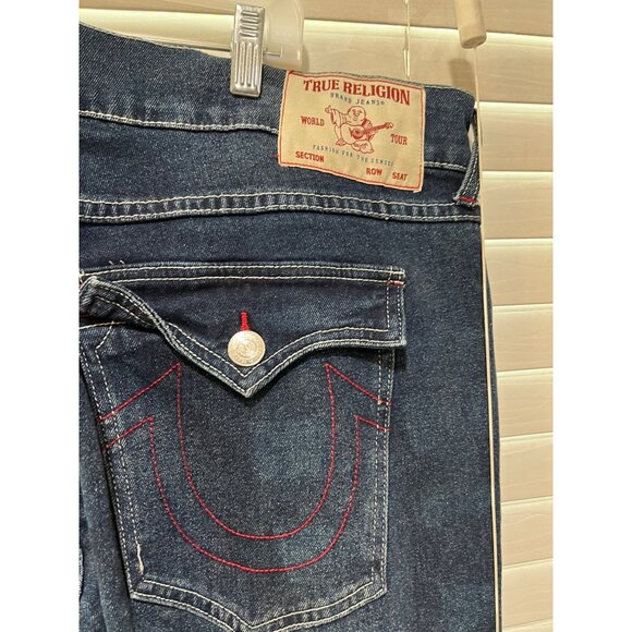 True Religion Geno Big T Flap‎ Relaxed Slim Jeans NWT -  MSRP $159 Size 40x32 - Picture 10 of 10